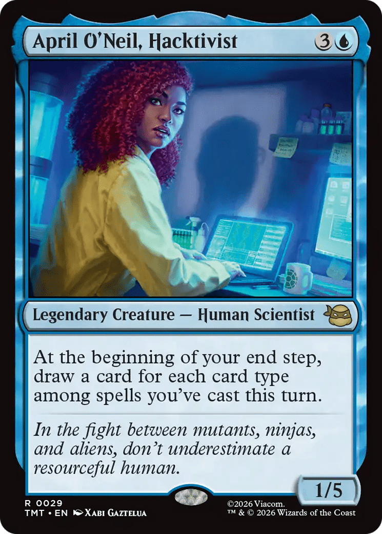 April O'Neil, Hacktivist [Teenage Mutant Ninja Turtles] MTG Single Magic: The Gathering  | Multizone: Comics And Games