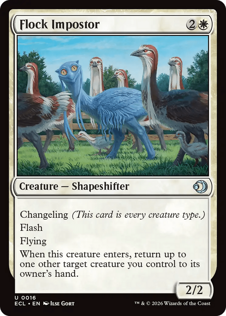 Flock Impostor [Lorwyn Eclipsed] MTG Single Magic: The Gathering  | Multizone: Comics And Games