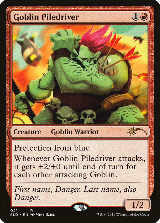 Goblin Piledriver [Secret Lair Drop Series] MTG Single Magic: The Gathering  | Multizone: Comics And Games