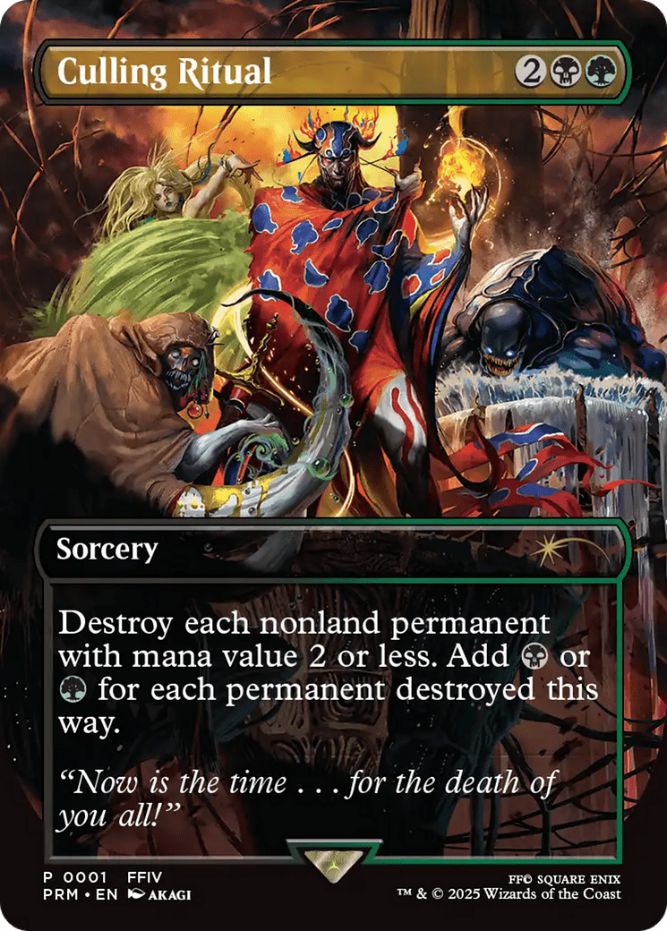 Culling Ritual [Wizards Play Network 2025] MTG Single Magic: The Gathering  | Multizone: Comics And Games