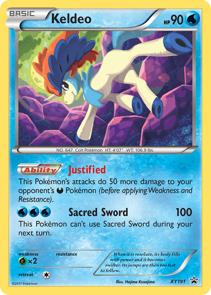Keldeo (XY191) [XY: Black Star Promos] Pokemon Single Pokémon  | Multizone: Comics And Games