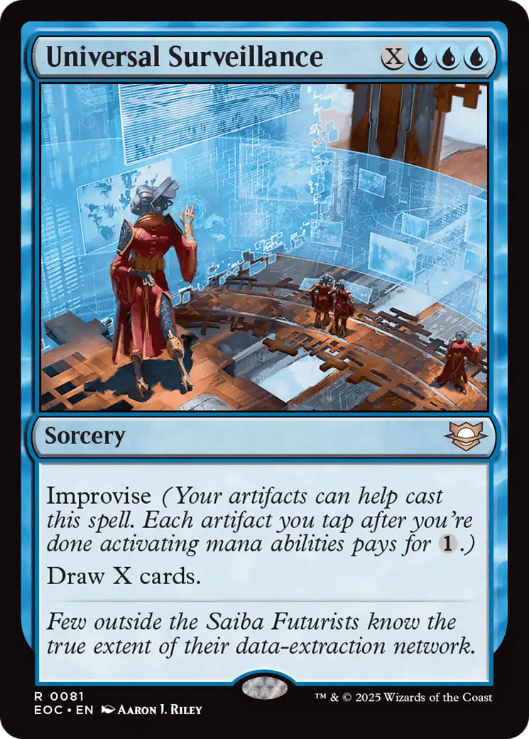 Universal Surveillance [Edge of Eternities Commander] MTG Single Magic: The Gathering  | Multizone: Comics And Games