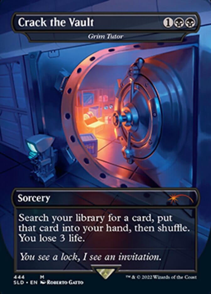 Grim Tutor - Crack the Vault [Secret Lair Drop Series] MTG Single Magic: The Gathering  | Multizone: Comics And Games