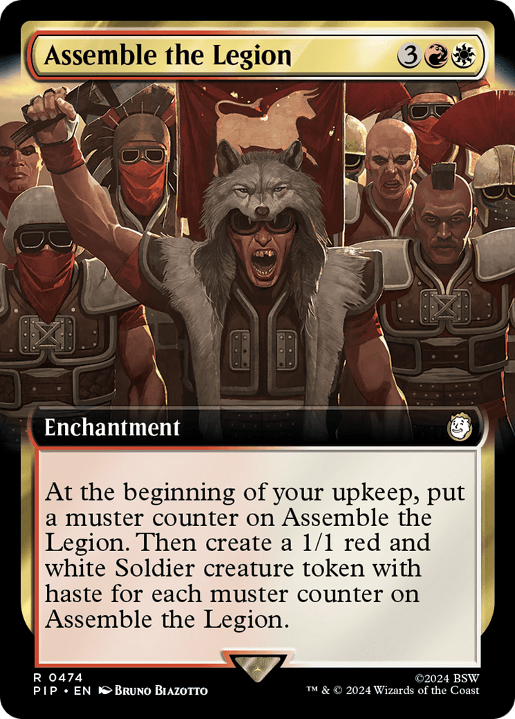 Assemble the Legion (Extended Art) [Fallout] MTG Single Magic: The Gathering  | Multizone: Comics And Games