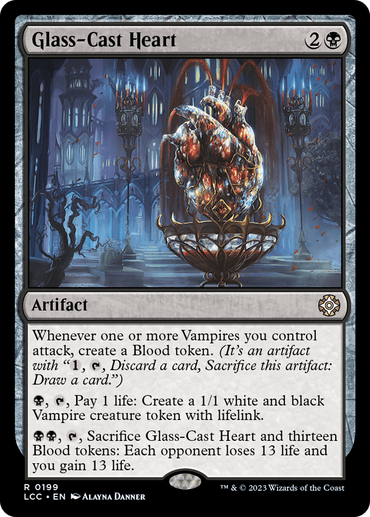 Glass-Cast Heart [The Lost Caverns of Ixalan Commander] MTG Single Magic: The Gathering  | Multizone: Comics And Games