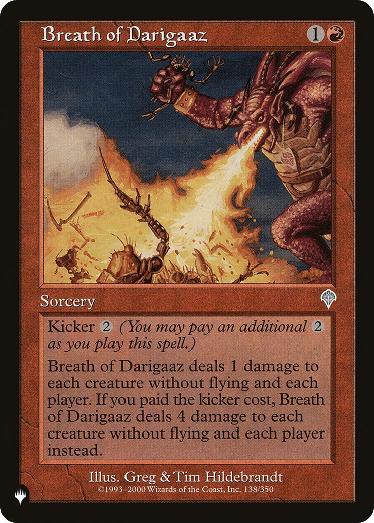 Breath of Darigaaz [The List] MTG Single Magic: The Gathering  | Multizone: Comics And Games