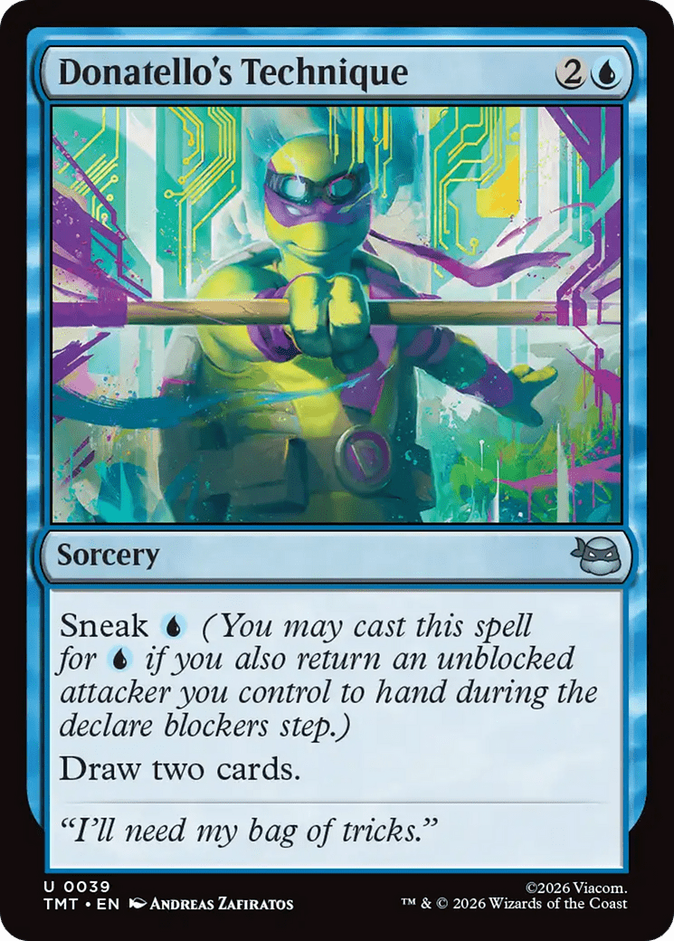 Donatello's Technique [Teenage Mutant Ninja Turtles] MTG Single Magic: The Gathering  | Multizone: Comics And Games