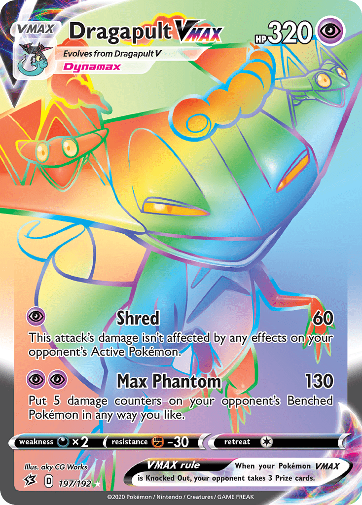 Dragapult VMAX (197/192) [Sword & Shield: Rebel Clash] Pokemon Single Pokémon  | Multizone: Comics And Games