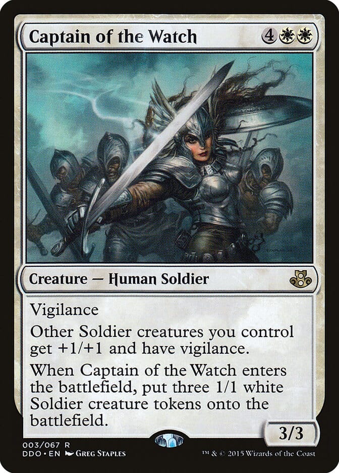 Captain of the Watch [Duel Decks: Elspeth vs. Kiora] MTG Single Magic: The Gathering  | Multizone: Comics And Games