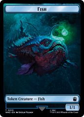 Fish // Alien Insect Double-Sided Token [Doctor Who Tokens] MTG Single Magic: The Gathering  | Multizone: Comics And Games