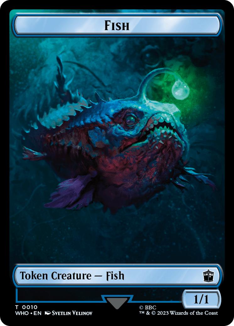 Fish // Food (0026) Double-Sided Token [Doctor Who Tokens] MTG Single Magic: The Gathering  | Multizone: Comics And Games