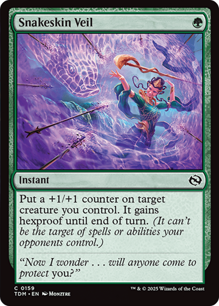 Snakeskin Veil [Tarkir: Dragonstorm] MTG Single Magic: The Gathering  | Multizone: Comics And Games