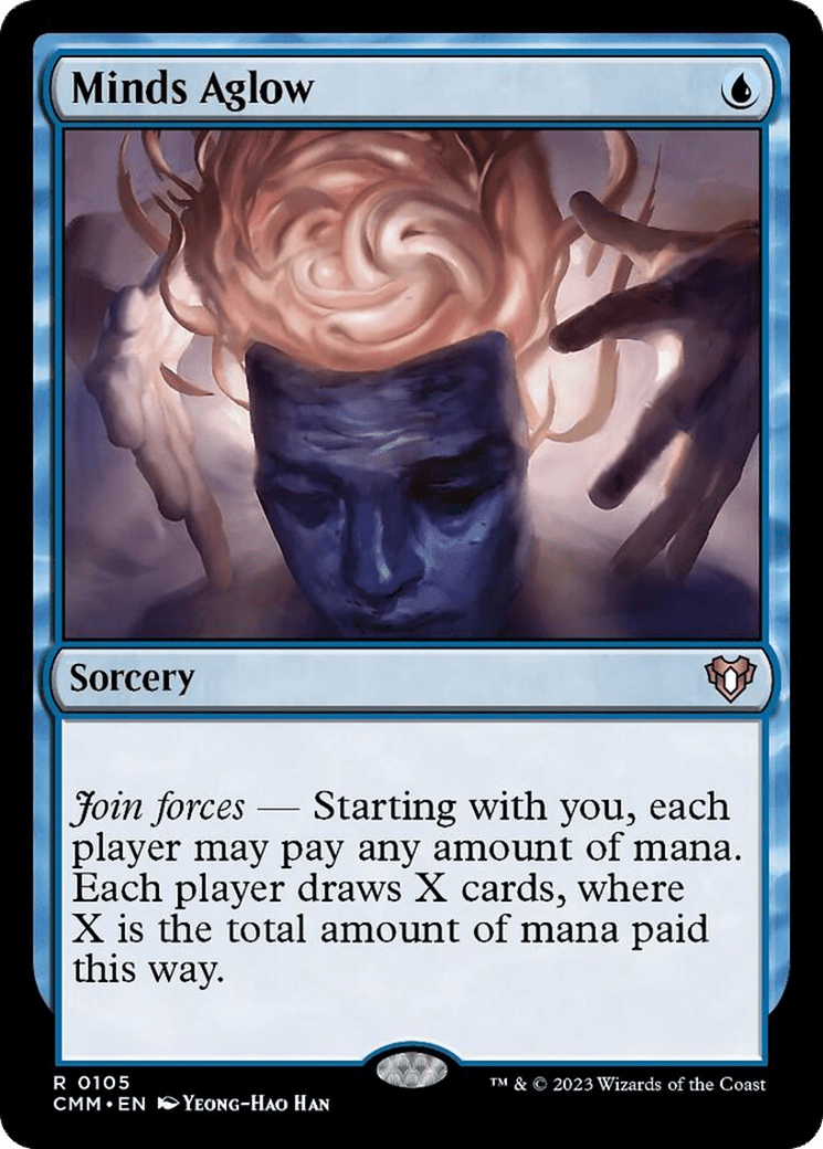 Minds Aglow [Commander Masters] MTG Single Magic: The Gathering  | Multizone: Comics And Games