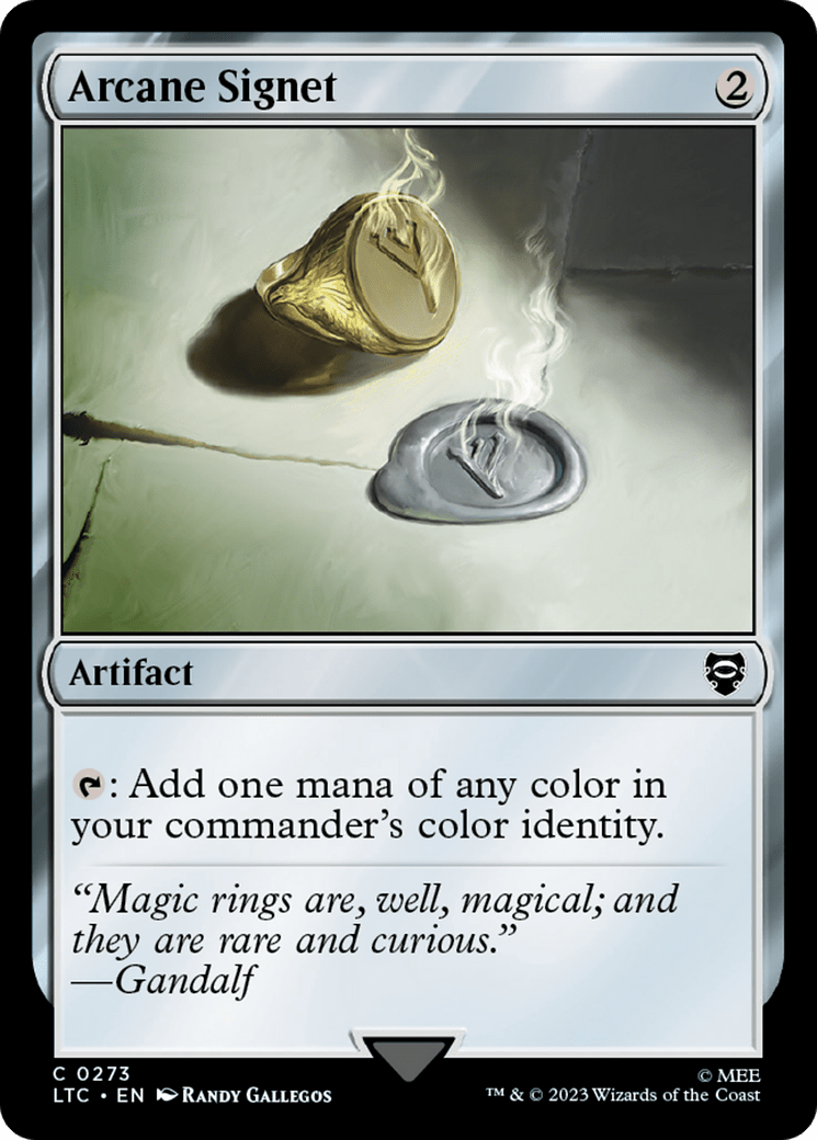 Arcane Signet [The Lord of the Rings: Tales of Middle-Earth Commander] MTG Single Magic: The Gathering  | Multizone: Comics And Games