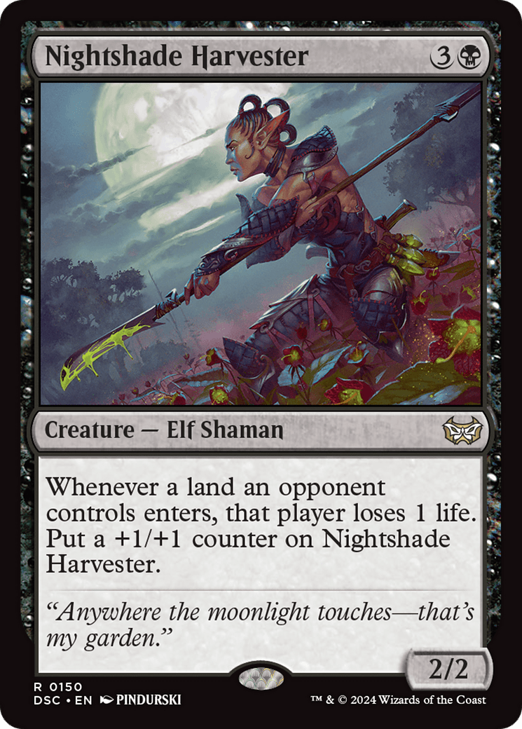 Nightshade Harvester [Duskmourn: House of Horror Commander] MTG Single Magic: The Gathering  | Multizone: Comics And Games
