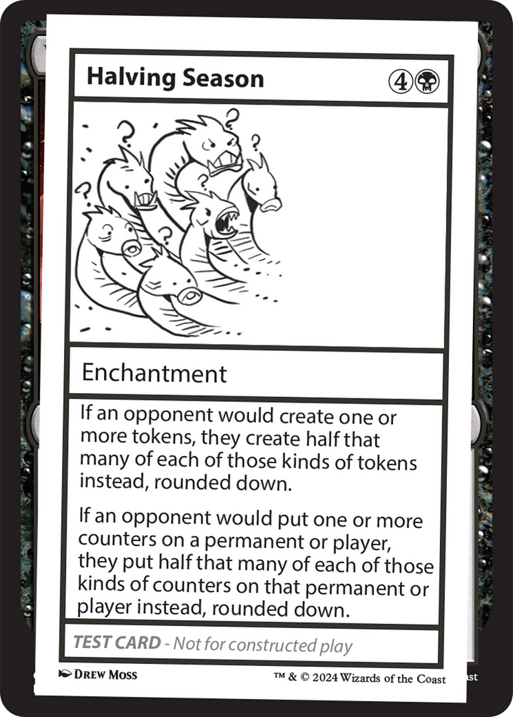 Halving Season [Mystery Booster 2 Playtest Cards] MTG Single Magic: The Gathering  | Multizone: Comics And Games