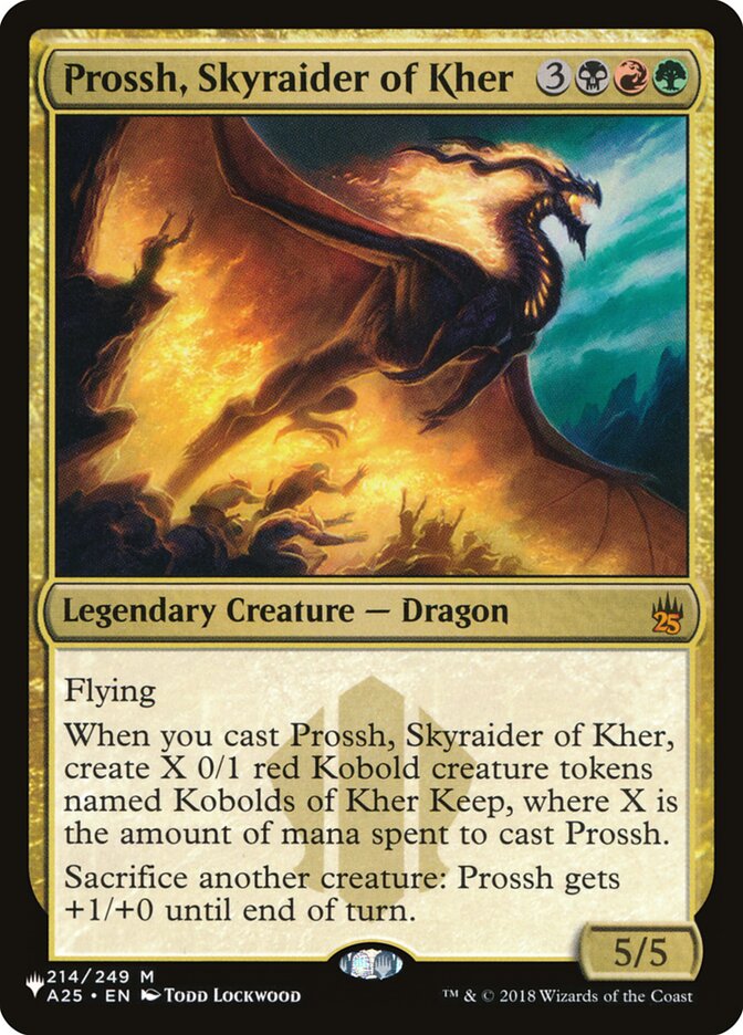 Prossh, Skyraider of Kher [The List] MTG Single Magic: The Gathering  | Multizone: Comics And Games