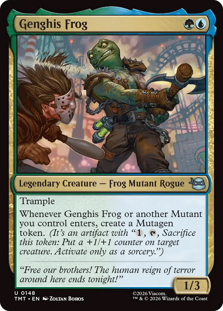 Genghis Frog [Teenage Mutant Ninja Turtles] MTG Single Magic: The Gathering  | Multizone: Comics And Games