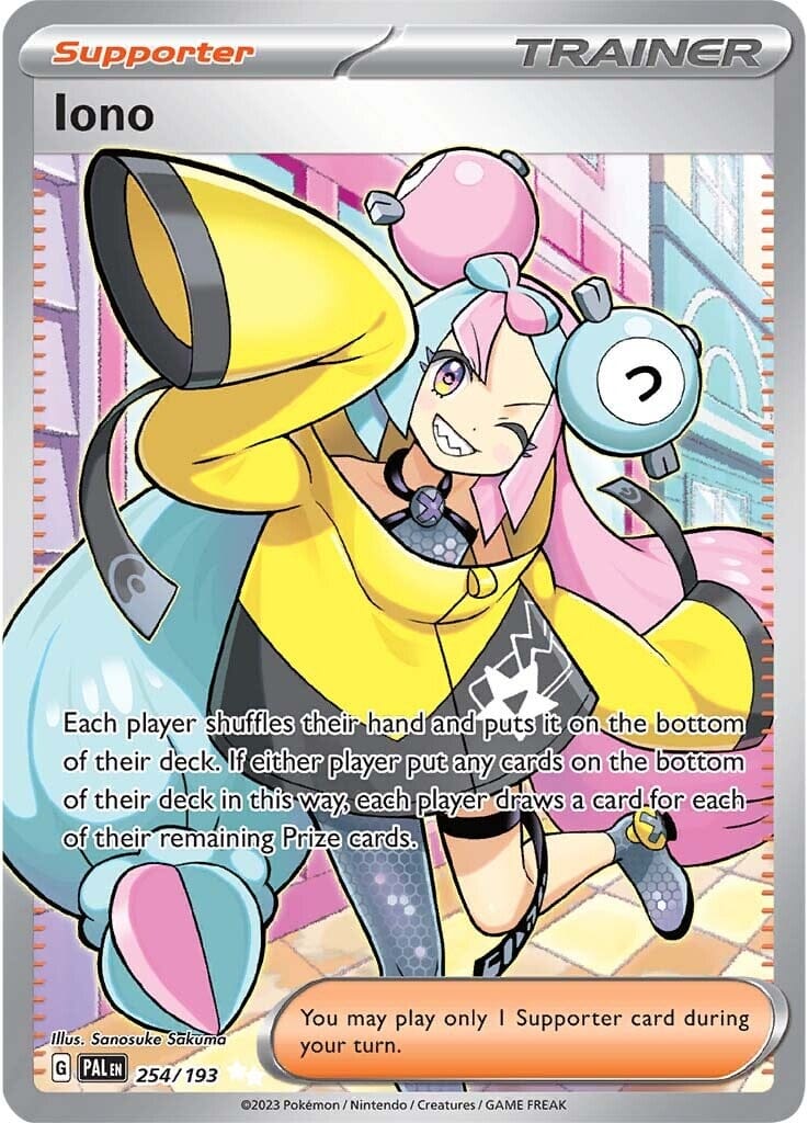 Iono (254/193) [Scarlet & Violet: Paldea Evolved] Pokemon Single Pokémon  | Multizone: Comics And Games