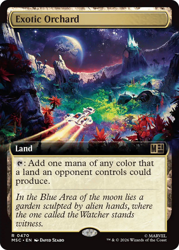 Exotic Orchard (Extended Art) [Marvel Super Heroes Commander] MTG Single Magic: The Gathering  | Multizone: Comics And Games