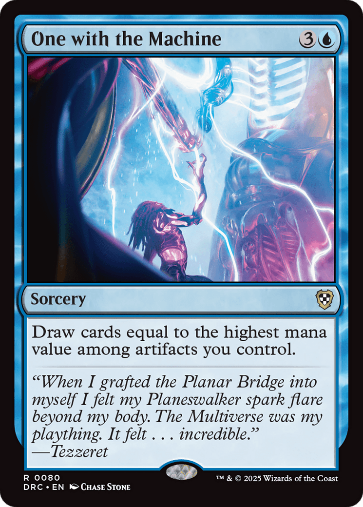 One with the Machine [Aetherdrift Commander] MTG Single Magic: The Gathering  | Multizone: Comics And Games