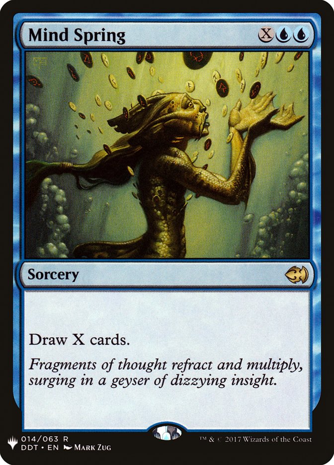 Mind Spring [The List] MTG Single Magic: The Gathering  | Multizone: Comics And Games