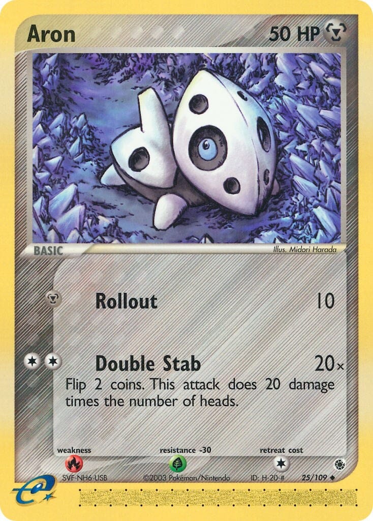 Aron (25/109) [EX: Ruby & Sapphire] Pokemon Single Pokémon  | Multizone: Comics And Games