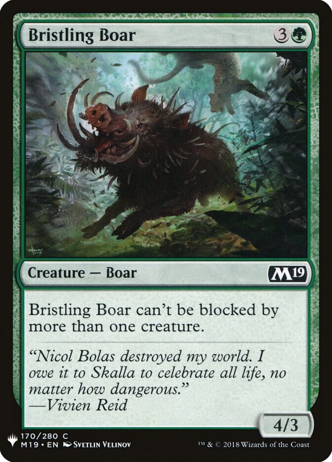 Bristling Boar [Mystery Booster] MTG Single Magic: The Gathering  | Multizone: Comics And Games