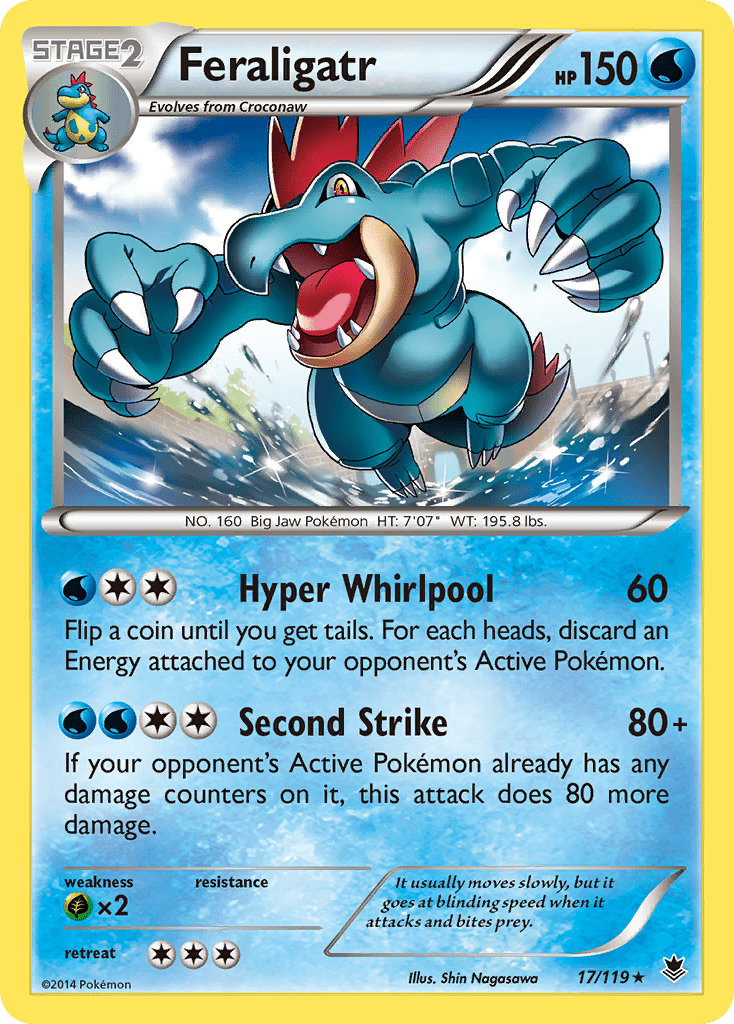 Feraligatr (17/119) [XY: Phantom Forces] Pokemon Single Pokémon  | Multizone: Comics And Games