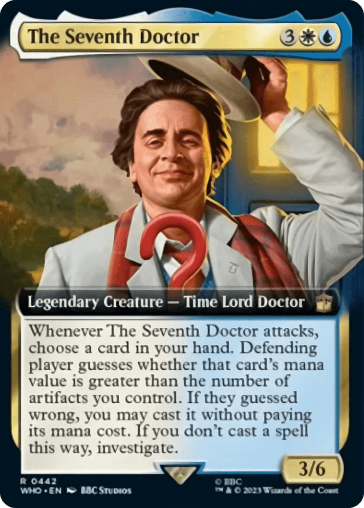 The Seventh Doctor (Extended Art) [Doctor Who] MTG Single Magic: The Gathering  | Multizone: Comics And Games