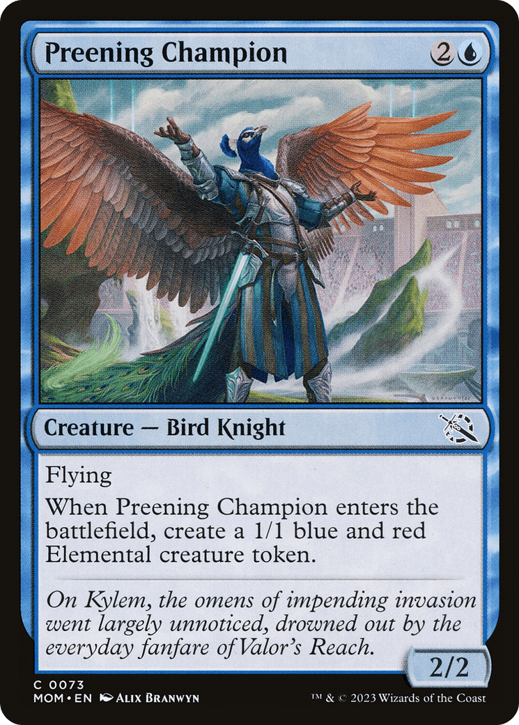 Preening Champion [March of the Machine] MTG Single Magic: The Gathering  | Multizone: Comics And Games