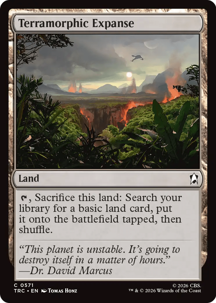 Terramorphic Expanse [Star Trek Commander] MTG Single Magic: The Gathering  | Multizone: Comics And Games