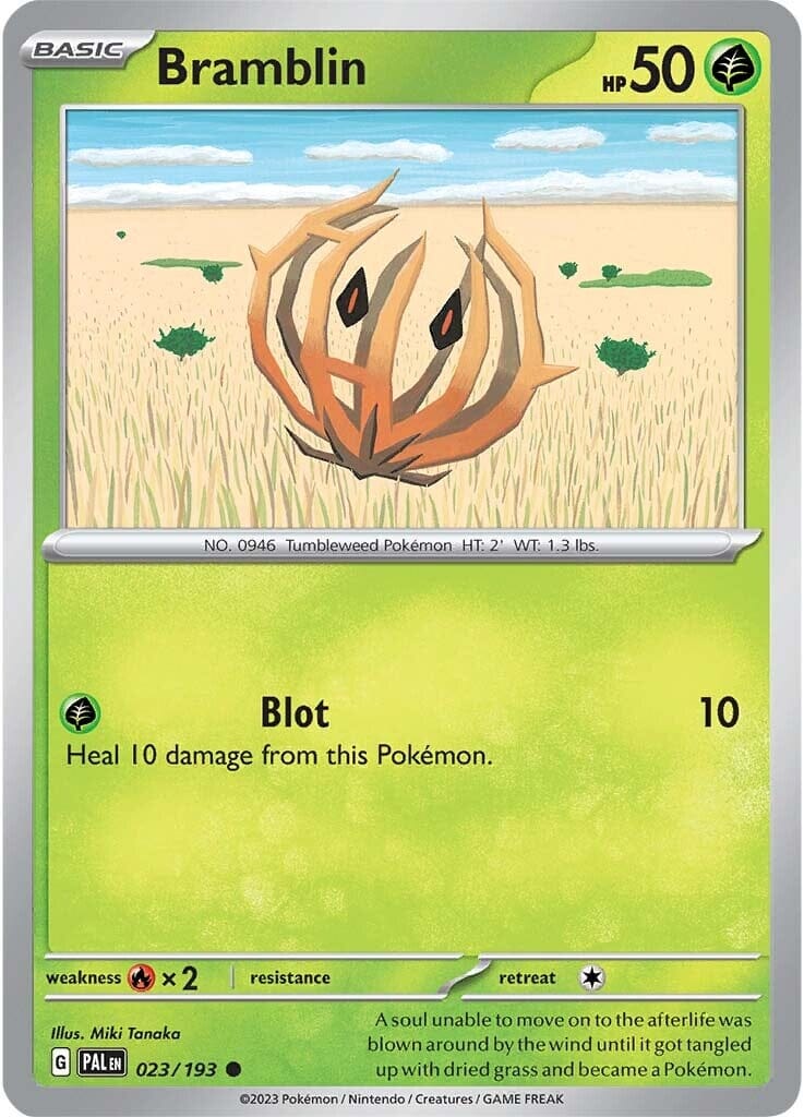 Bramblin (023/193) [Scarlet & Violet: Paldea Evolved] Pokemon Single Pokémon  | Multizone: Comics And Games