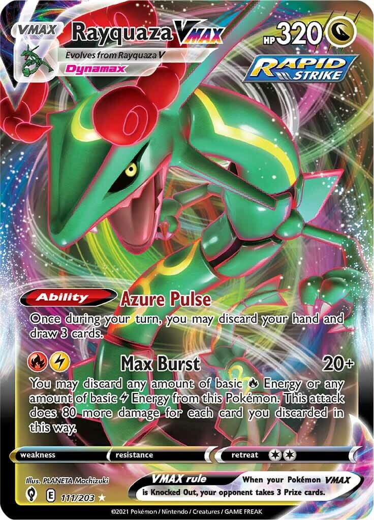 Rayquaza VMAX (111/203) [Sword & Shield: Evolving Skies] Pokemon Single Pokémon  | Multizone: Comics And Games