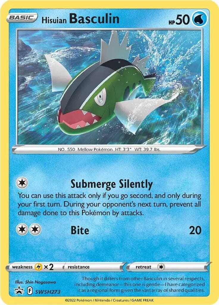 Hisuian Basculin (SWSH273) [Sword & Shield: Black Star Promos] Pokemon Single Pokémon  | Multizone: Comics And Games