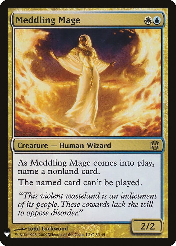 Meddling Mage [Mystery Booster] MTG Single Magic: The Gathering  | Multizone: Comics And Games