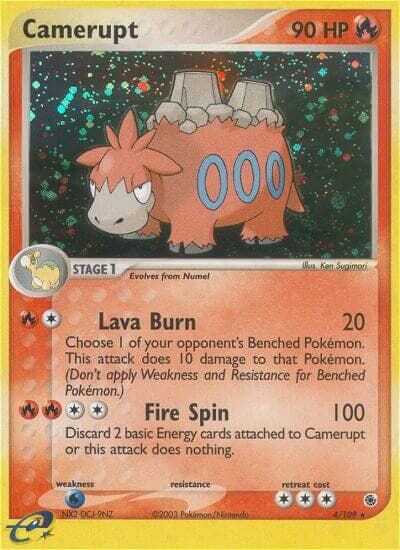 Camerupt (4/109) [EX: Ruby & Sapphire] Pokemon Single Pokémon  | Multizone: Comics And Games