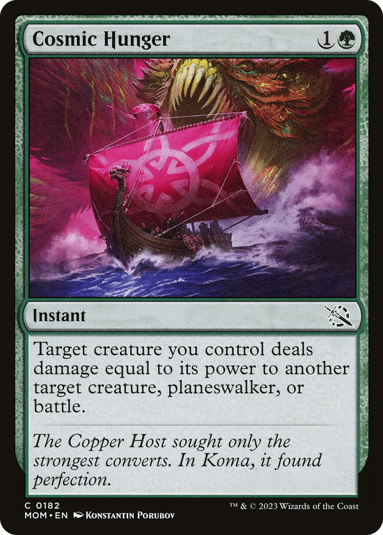 Cosmic Hunger [March of the Machine] MTG Single Magic: The Gathering  | Multizone: Comics And Games