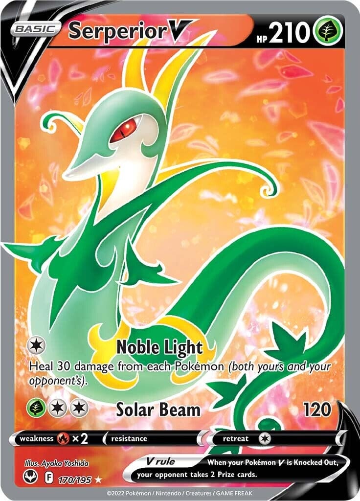 Serperior V (170/195) [Sword & Shield: Silver Tempest] Pokemon Single Pokémon  | Multizone: Comics And Games