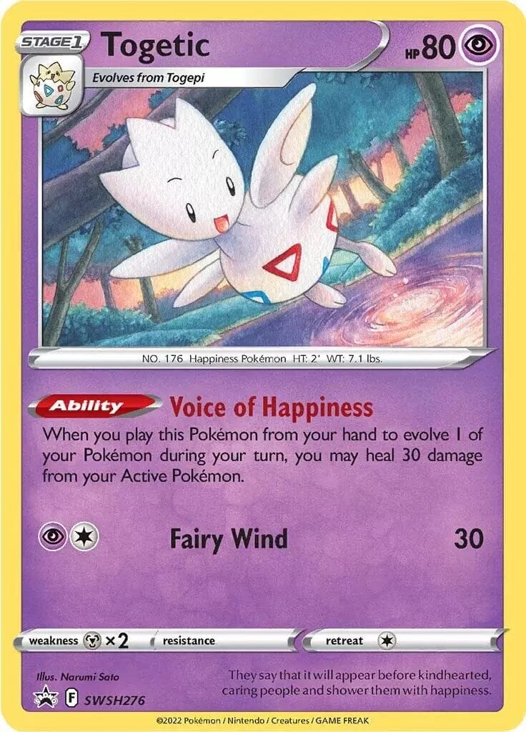 Togetic (SWSH276) [Sword & Shield: Black Star Promos] Pokemon Single Pokémon  | Multizone: Comics And Games