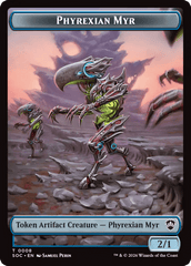 Elemental (0021) // Phyrexian Myr Double-Sided Token [Secrets of Strixhaven Commander Tokens] MTG Single Magic: The Gathering  | Multizone: Comics And Games
