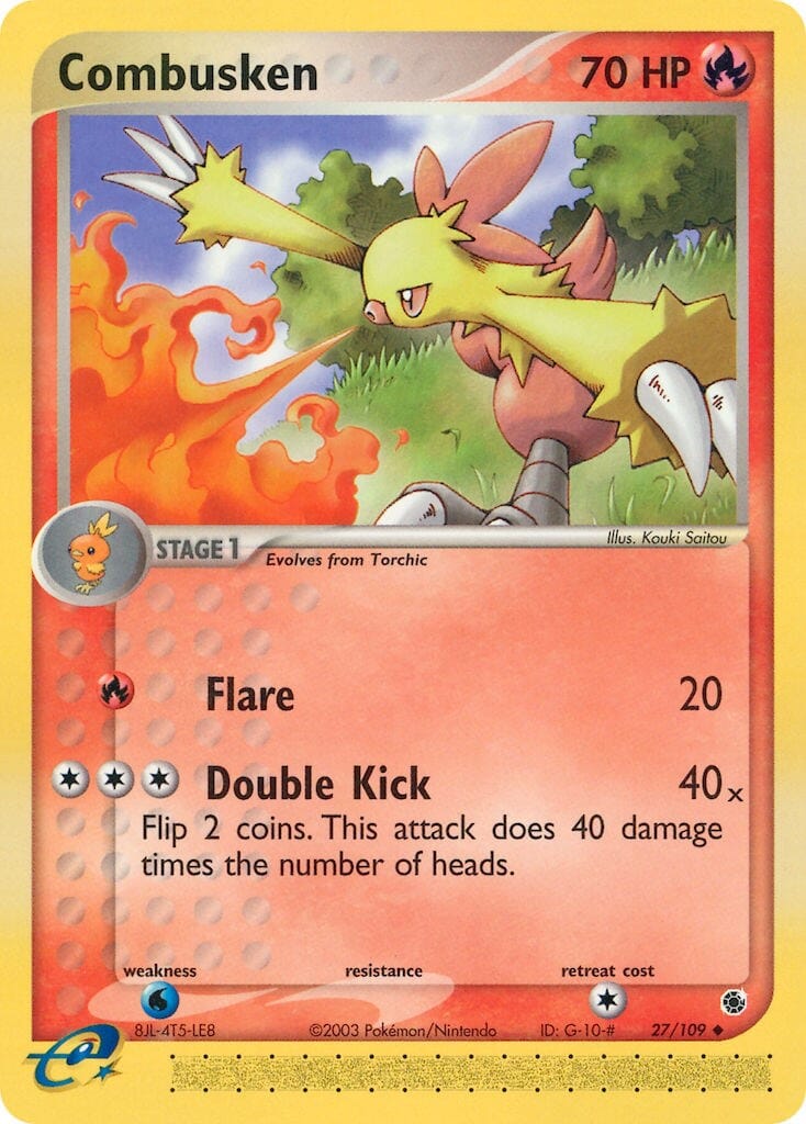 Combusken (27/109) [EX: Ruby & Sapphire] Pokemon Single Pokémon  | Multizone: Comics And Games