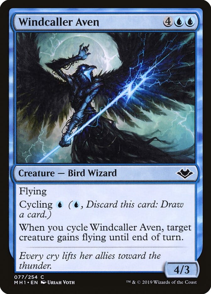 Windcaller Aven [Modern Horizons] MTG Single Magic: The Gathering  | Multizone: Comics And Games