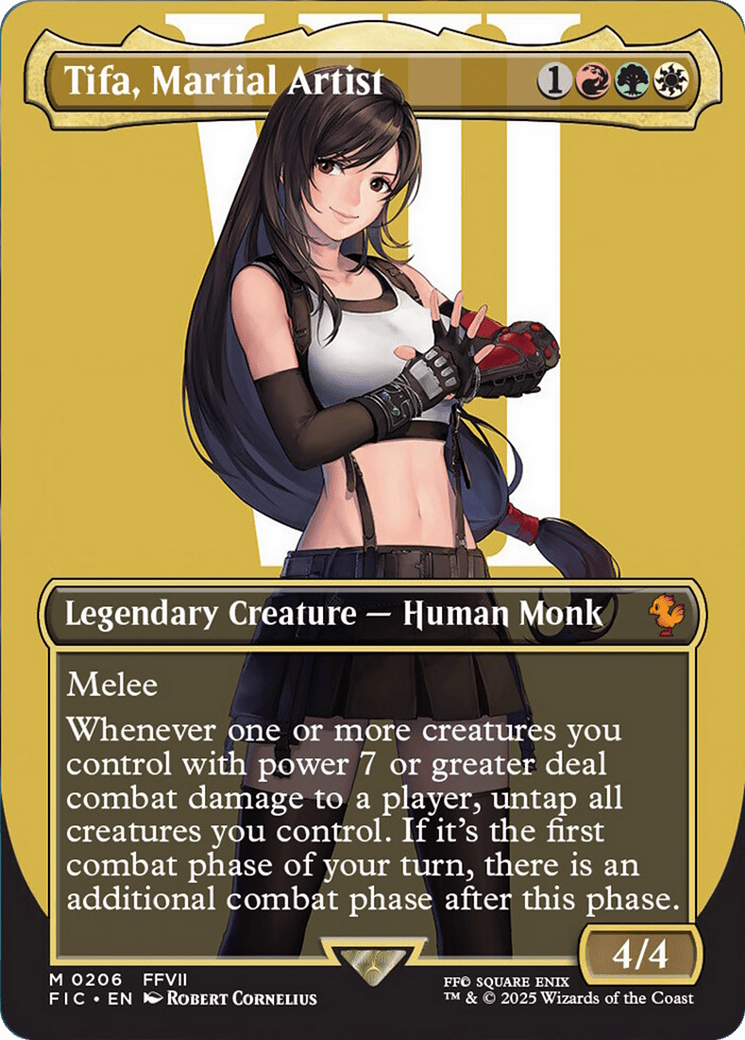 Tifa, Martial Artist (Borderless) [FINAL FANTASY Commander] MTG Single Magic: The Gathering  | Multizone: Comics And Games