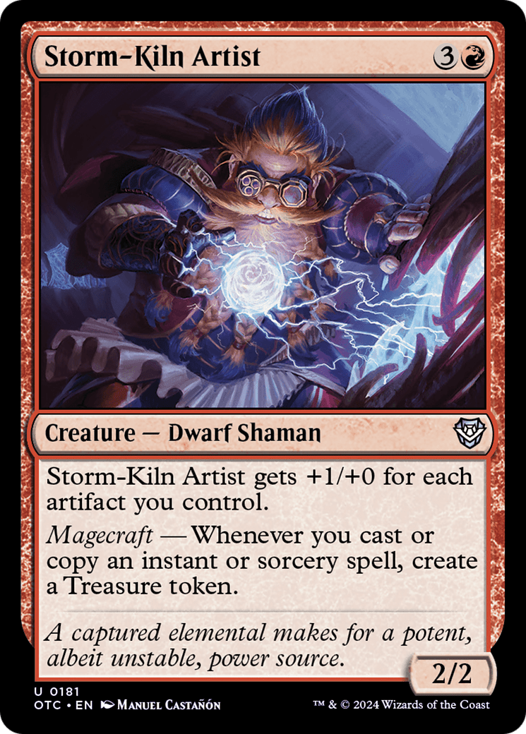 Storm-Kiln Artist [Outlaws of Thunder Junction Commander] MTG Single Magic: The Gathering  | Multizone: Comics And Games