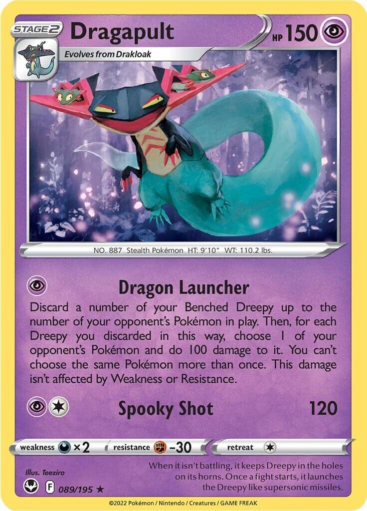 Dragapult (089/195) [Sword & Shield: Silver Tempest] Pokemon Single Pokémon  | Multizone: Comics And Games