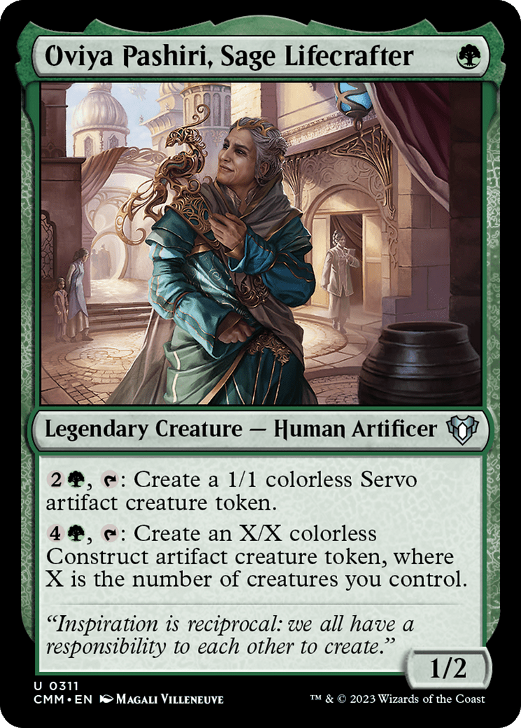 Oviya Pashiri, Sage Lifecrafter [Commander Masters] MTG Single Magic: The Gathering  | Multizone: Comics And Games