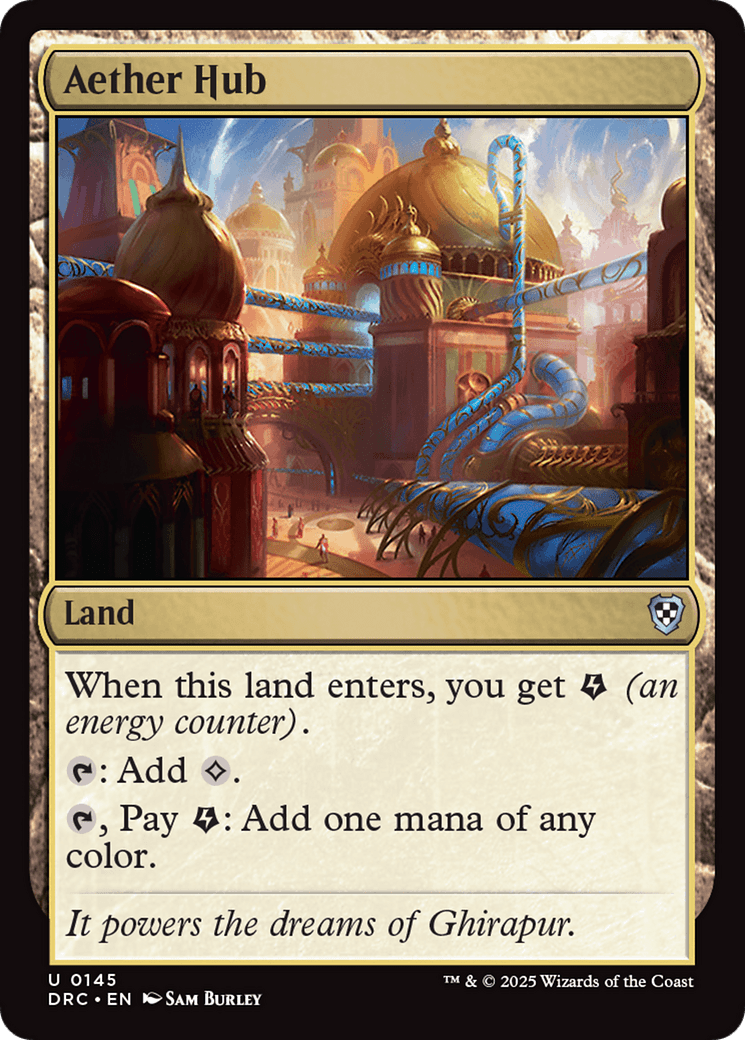 Aether Hub [Aetherdrift Commander] MTG Single Magic: The Gathering  | Multizone: Comics And Games