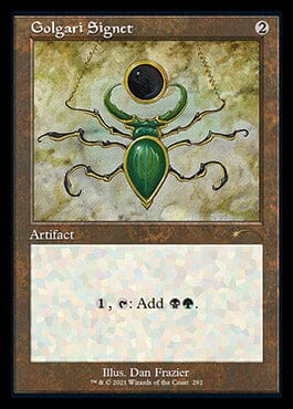 Golgari Signet (Retro) [Secret Lair Drop Series] MTG Single Magic: The Gathering  | Multizone: Comics And Games