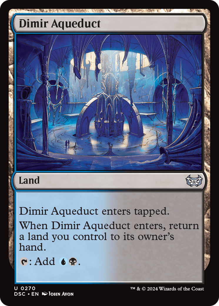 Dimir Aqueduct [Duskmourn: House of Horror Commander] MTG Single Magic: The Gathering  | Multizone: Comics And Games